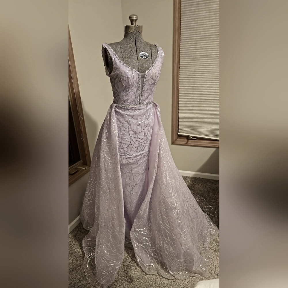 Catwalk couture evening gown